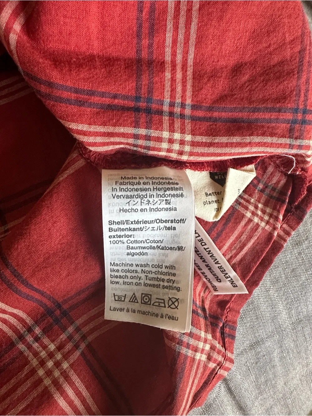 Madewell Prose Shirt in plaid Size M